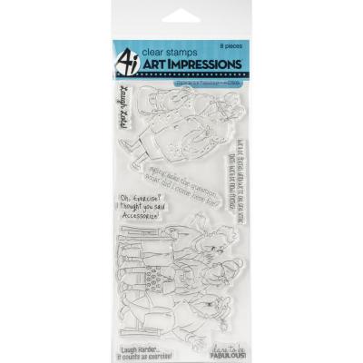 Art Impressions - Clear Stamps - Dare To Be Fabulous